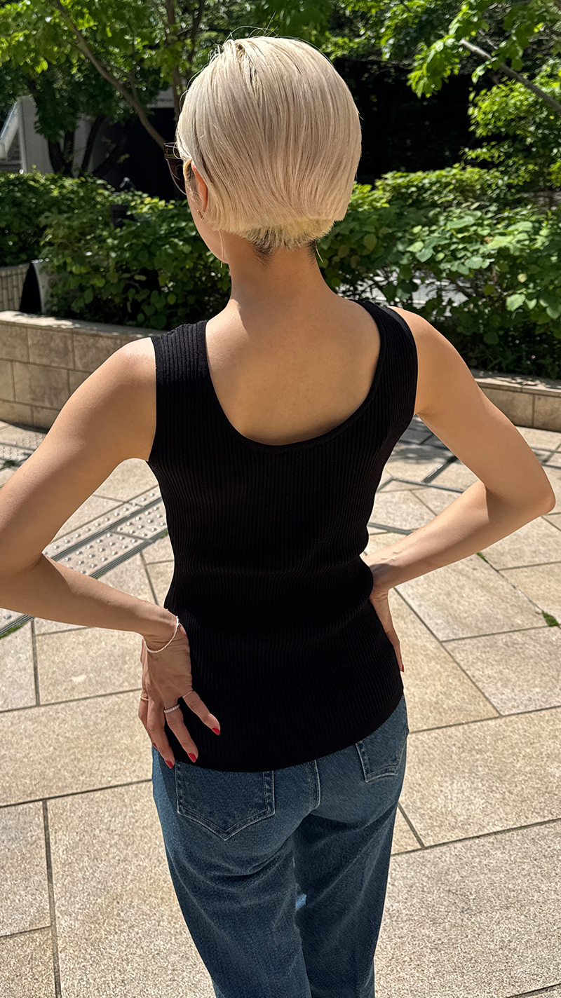 ジェンヌ　jenne タンクトップ　トップス　フリル　S ブラック パリジェンヌ大人フリルトップス｜JENNE(ジェンヌ)公式通販