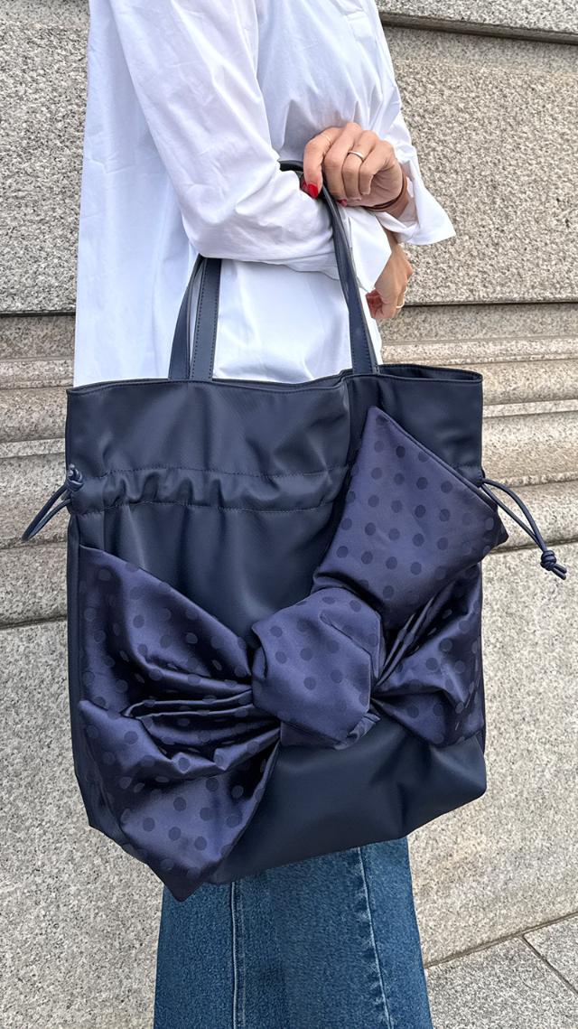 JENNEリボントートバッグ