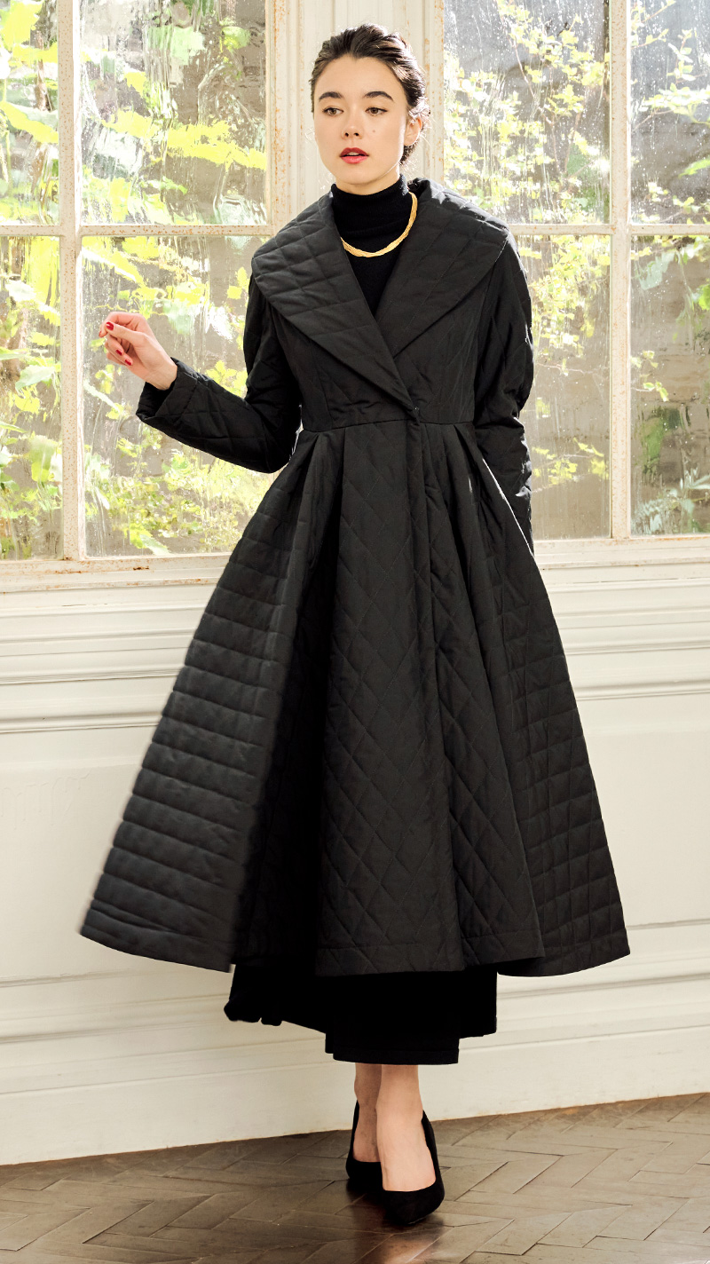 フレンチシック キルティングフレアコート｜JENNE(ジェンヌ)公式通販  