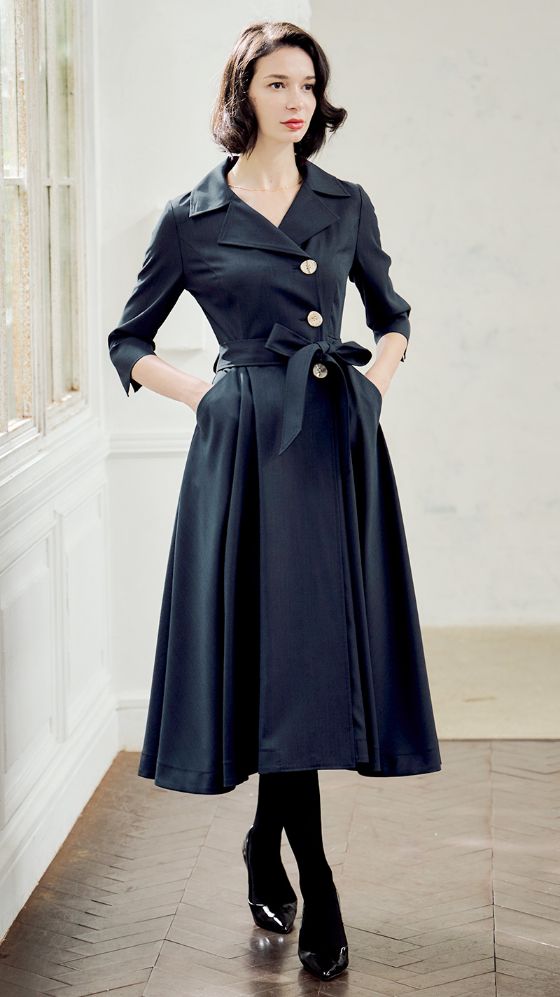 オードリートレンチシックワンピース