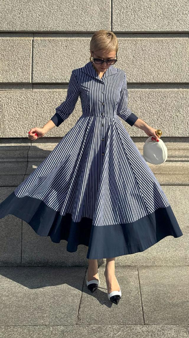 シャープ配色ワンピース｜JENNE(ジェンヌ)公式通販：パリジェンヌの  