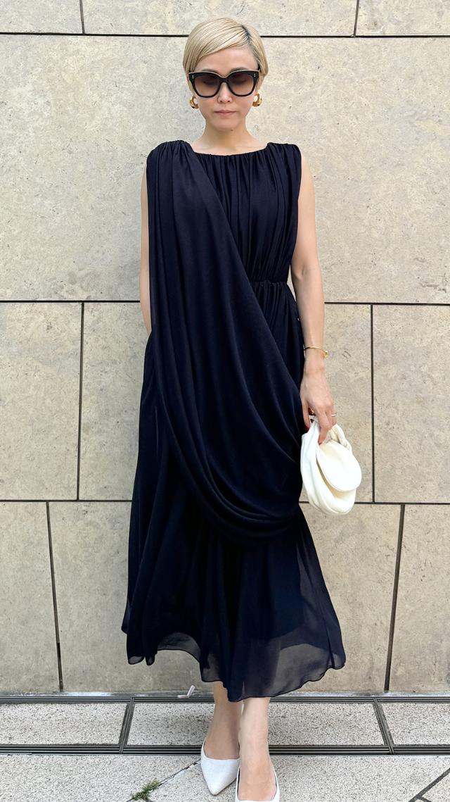 ３WAYモダンドレープドレス