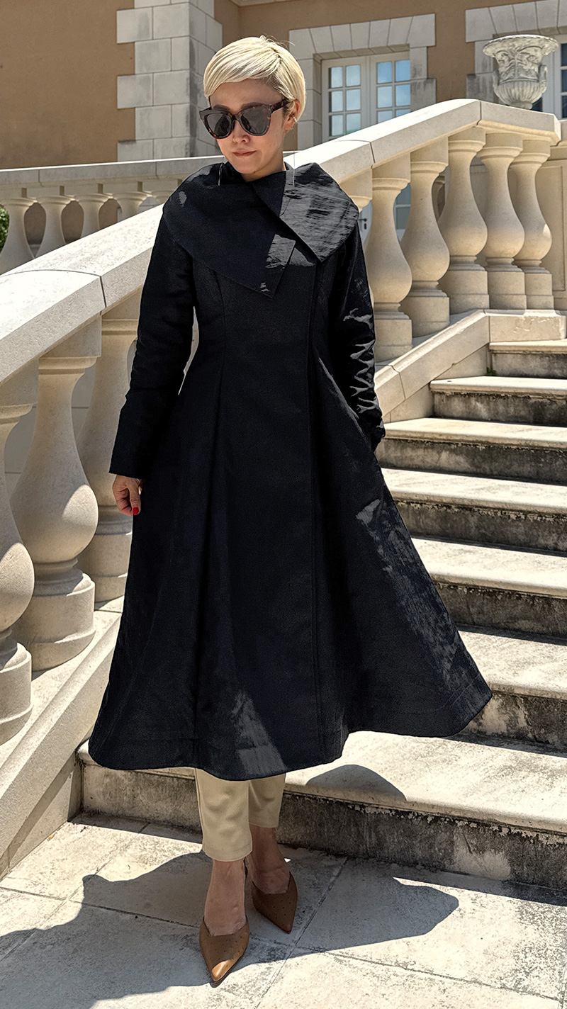 クラシカルオードリーコート(撥水機能生地)