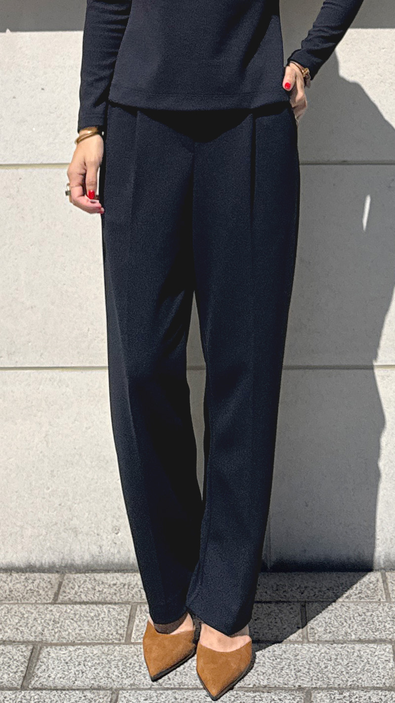 ストレッチモダンワイドパンツ