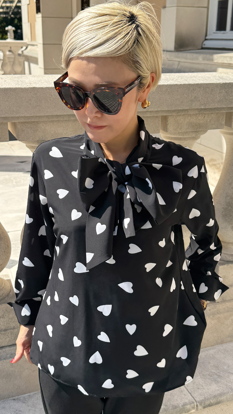 日本製ハートボータイブラウス｜JENNE(ジェンヌ)公式通販：パリ