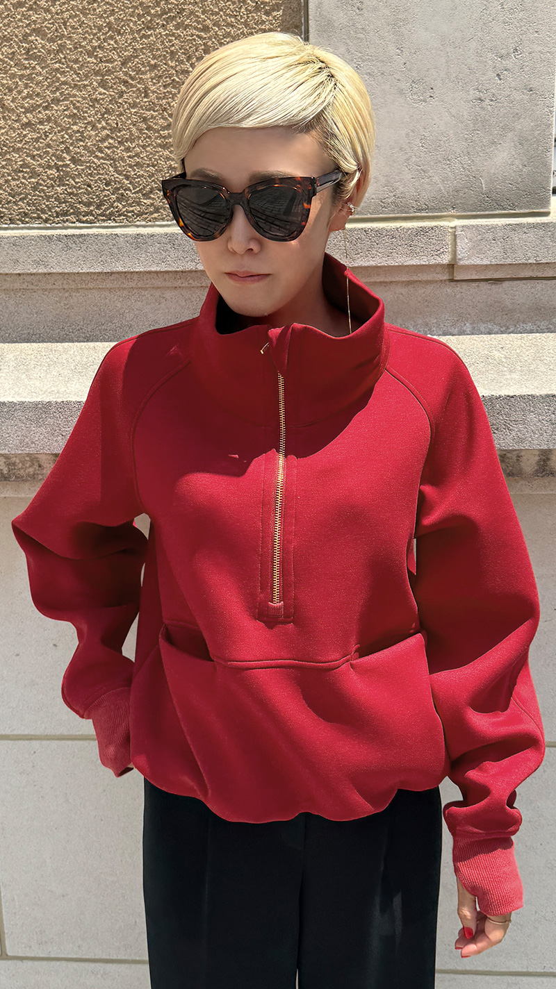 日本製スタンド衿ウエア