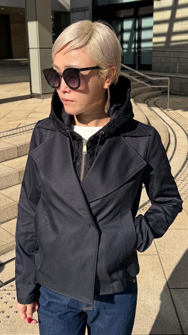 2WAY取り外しレースブルゾン