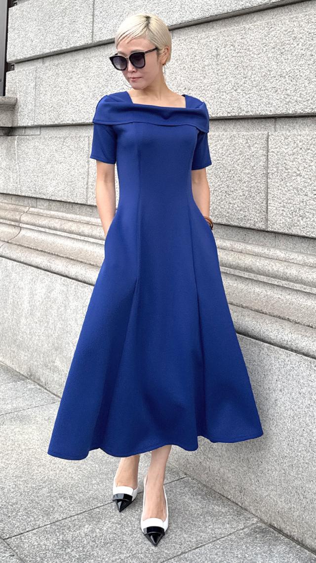 －3キロ見えオフショルワンピース