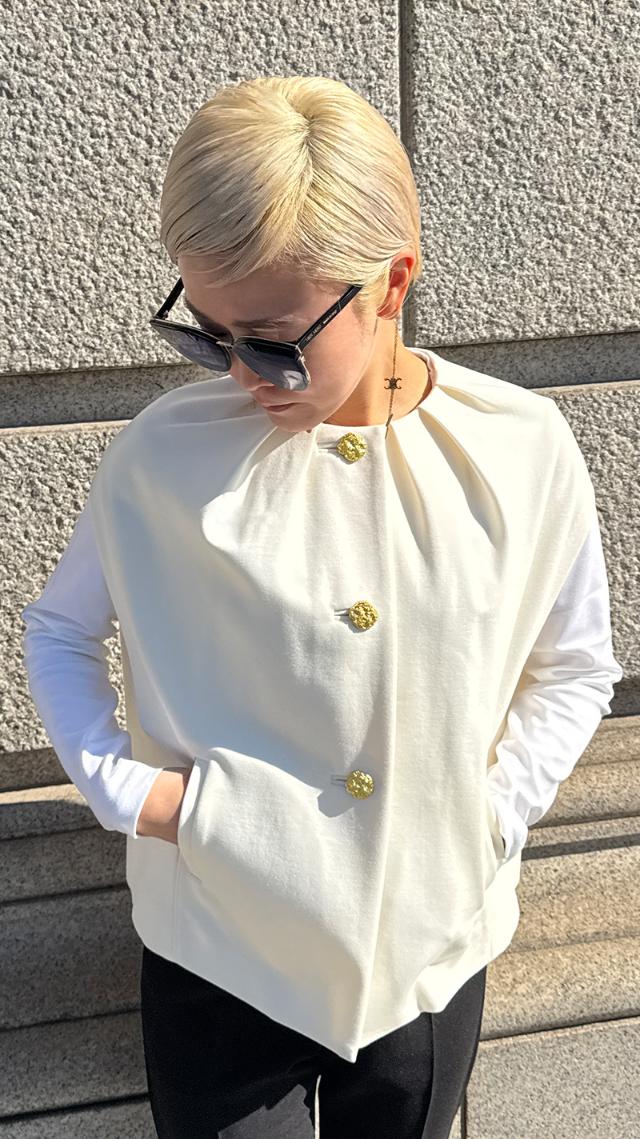 リラックスカットソーポンチョ