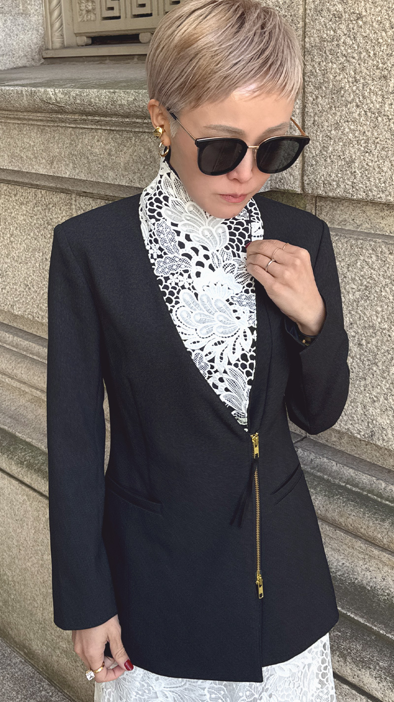 レースカラージャケット