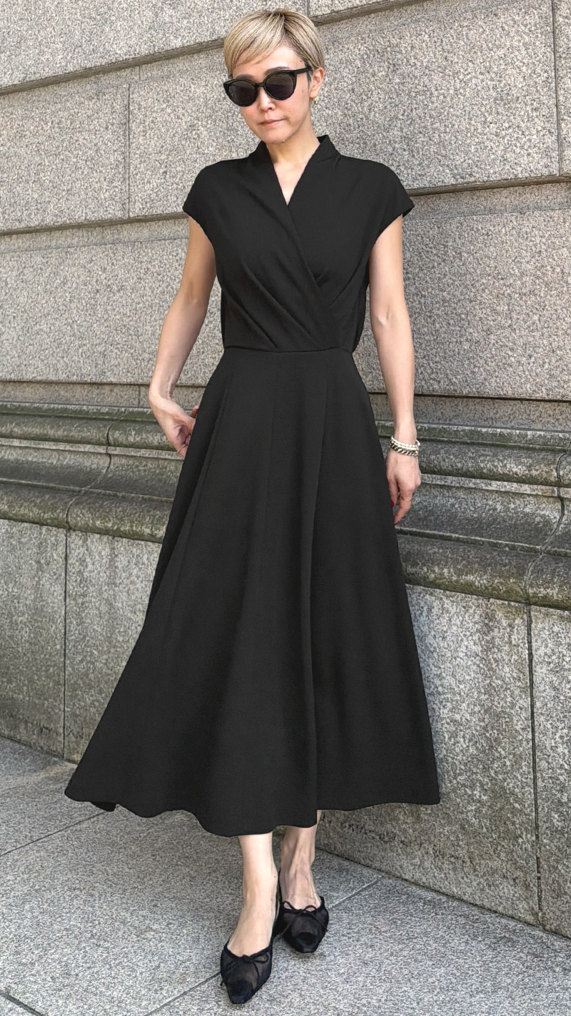 タックカットソーワンピース