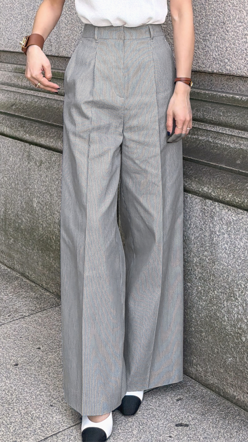 ジェンヌニットワイドパンツ JENNE（ジェンヌ）の「ハイウエストニットワイドパンツ（その他パンツ