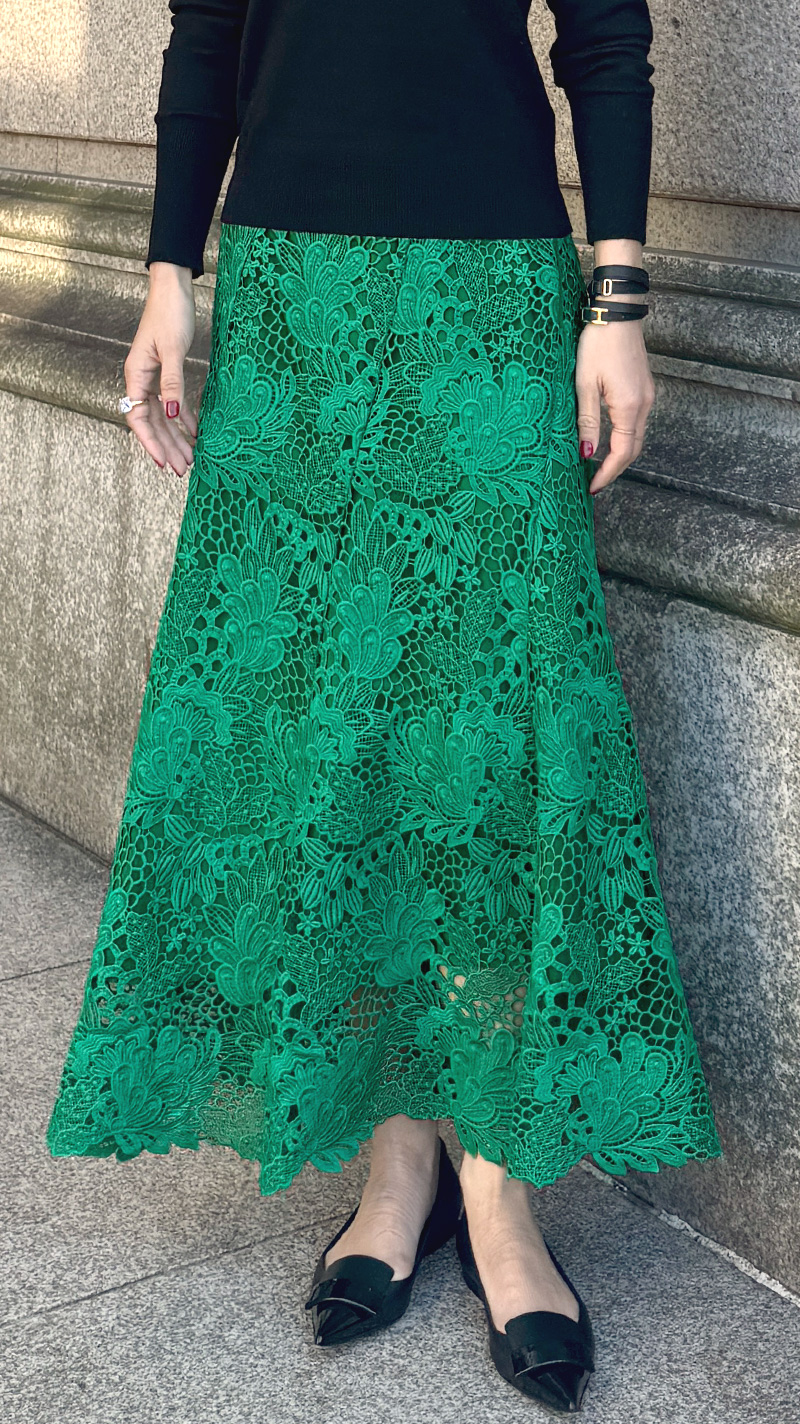 JENNEレースマーメイドスカート