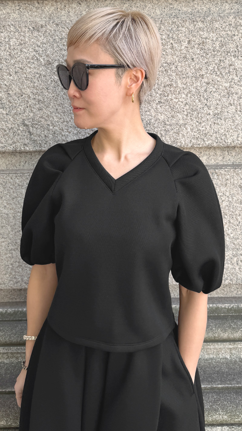 日本製ダンボールニットトップス