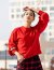 袖バルーンニット_j20ss-nt19-red-f