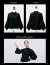 袖バルーンシャツk19fw-sh30a-black-f