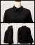 袖バルーンシャツk19fw-sh30a-black-f