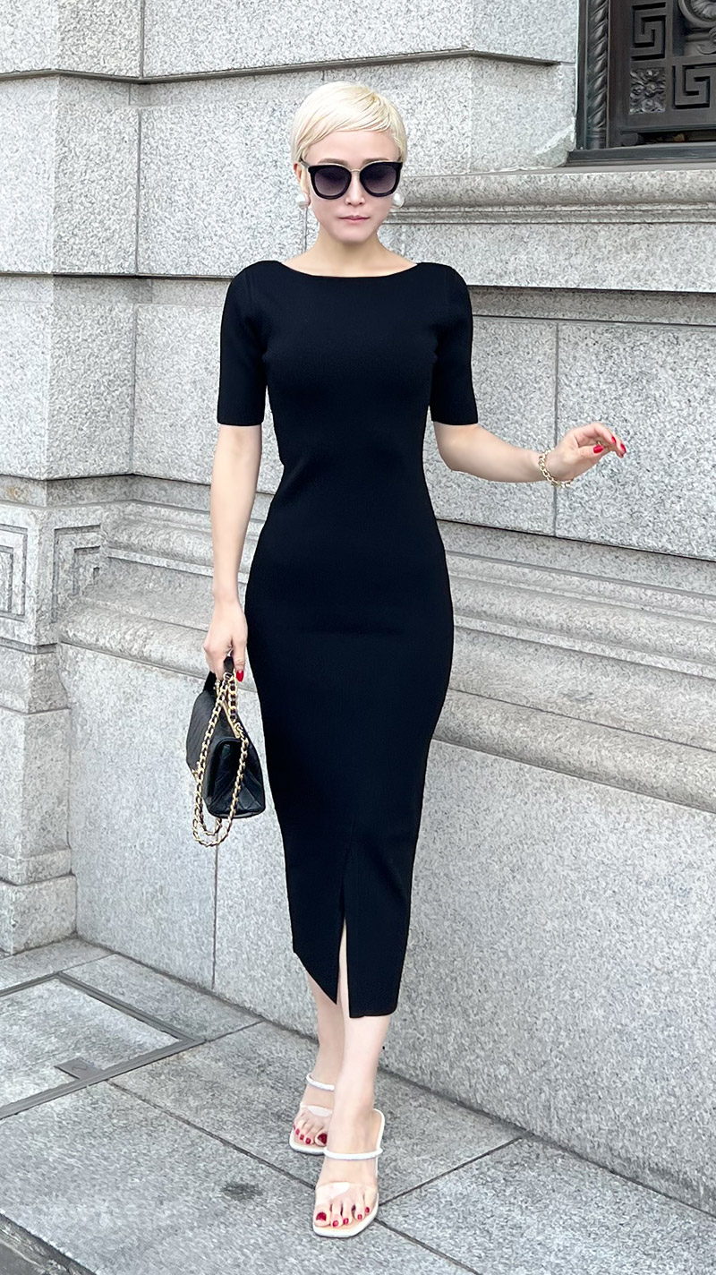 サマーニット タイトワンピース Jenne ジェンヌ 公式通販 パリジェンヌのように凛としたファッションを