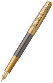 parker sonnet 万年筆 Parker SONNET 万年筆 ブラック ペン先18K刻印有 ギフト