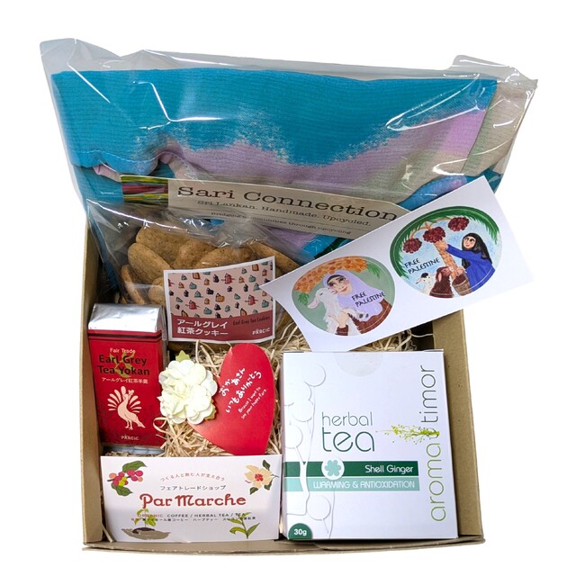 母の日ギフト【選べるエコバッグとハーブティー・紅茶のおかし】