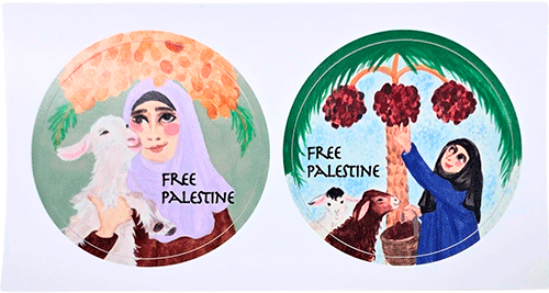 ［イベント販売］パレスチナ応援 オリジナルステッカー