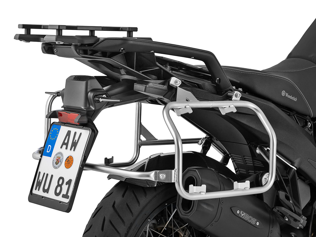 Wunderlich マルチサイドケースホルダー「uniRack」 BMW R1300GS
