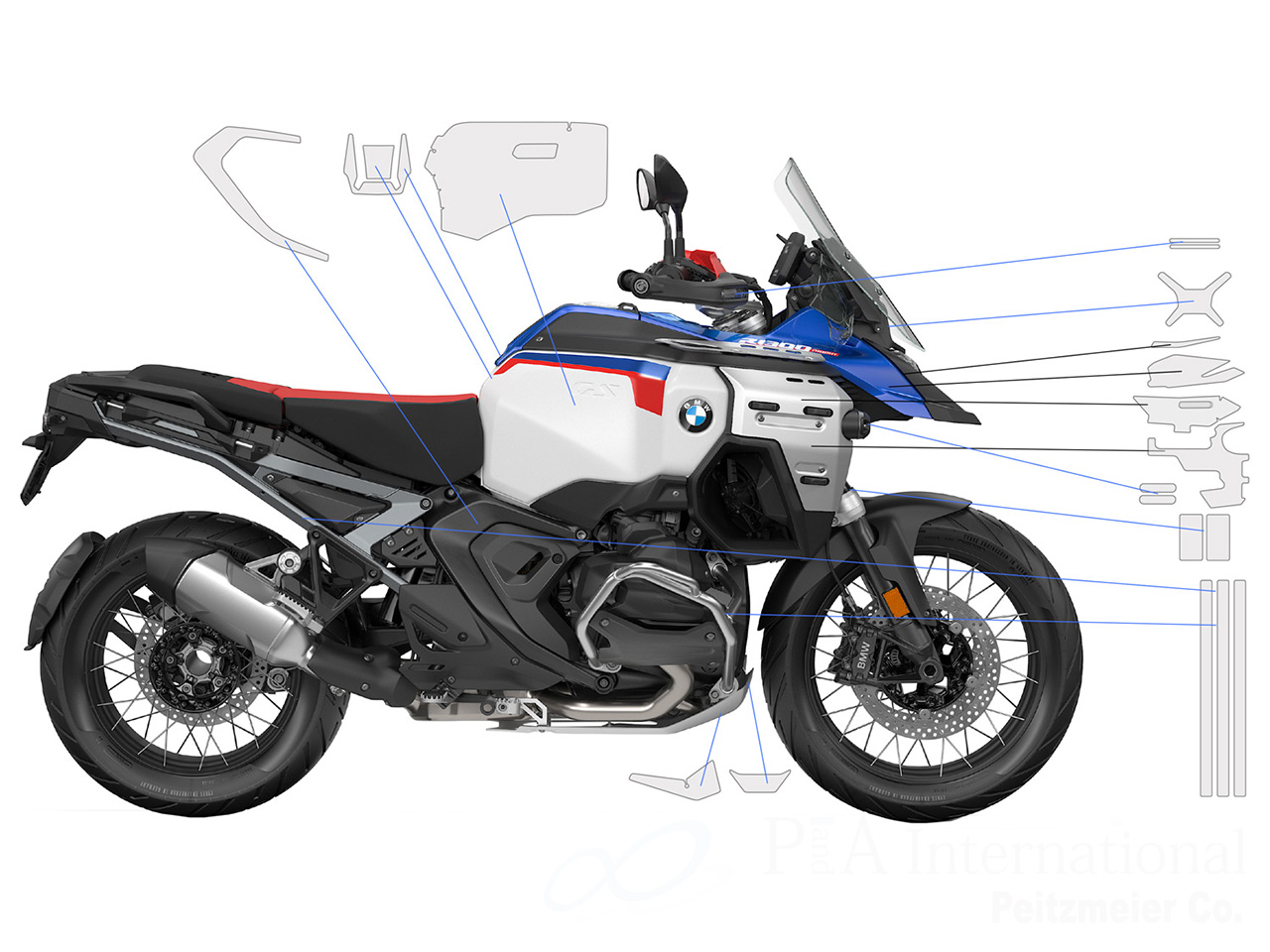 コンプリートプロテクション「PremiumShield」 BMW R1300GS Adventure