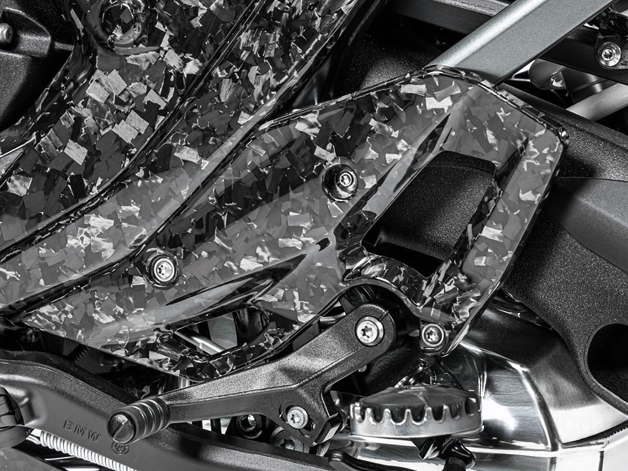 ワンダーリッヒ ヒールプロテクター ブラックダイヤモンド カーボン BMW R1300GS / R1300GS Adventure