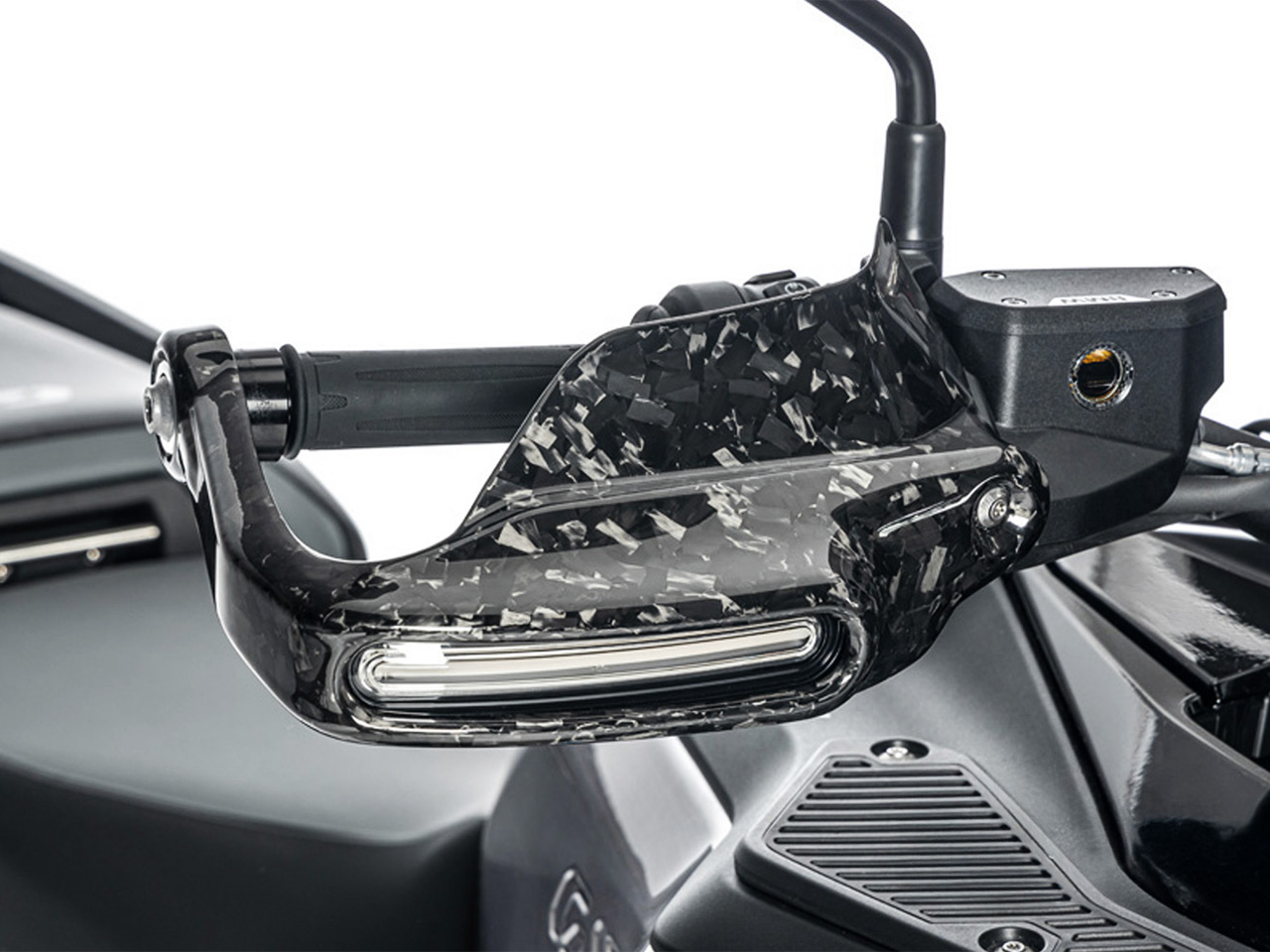 ワンダーリッヒ ハンドプロテクター 純正ウインカー対応 ブラックダイヤモンド カーボン BMW R1300GS / R1300GS Adventure