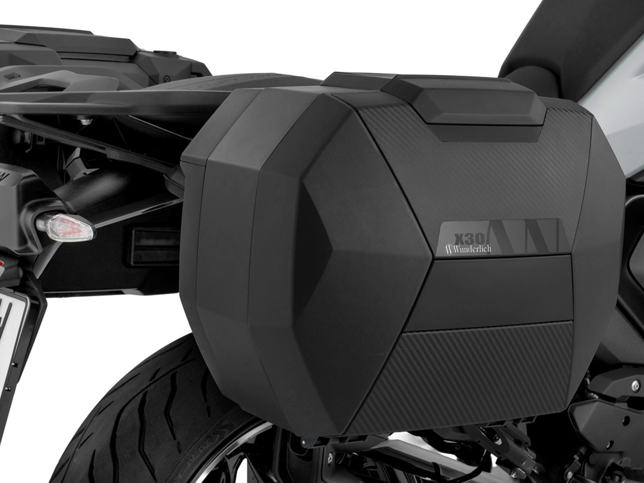 Wunderlich サイドケース 「X-CASE X30」 カーボン調 & サイドキャリア「X-RACK Light」 R1300RS / R1300R