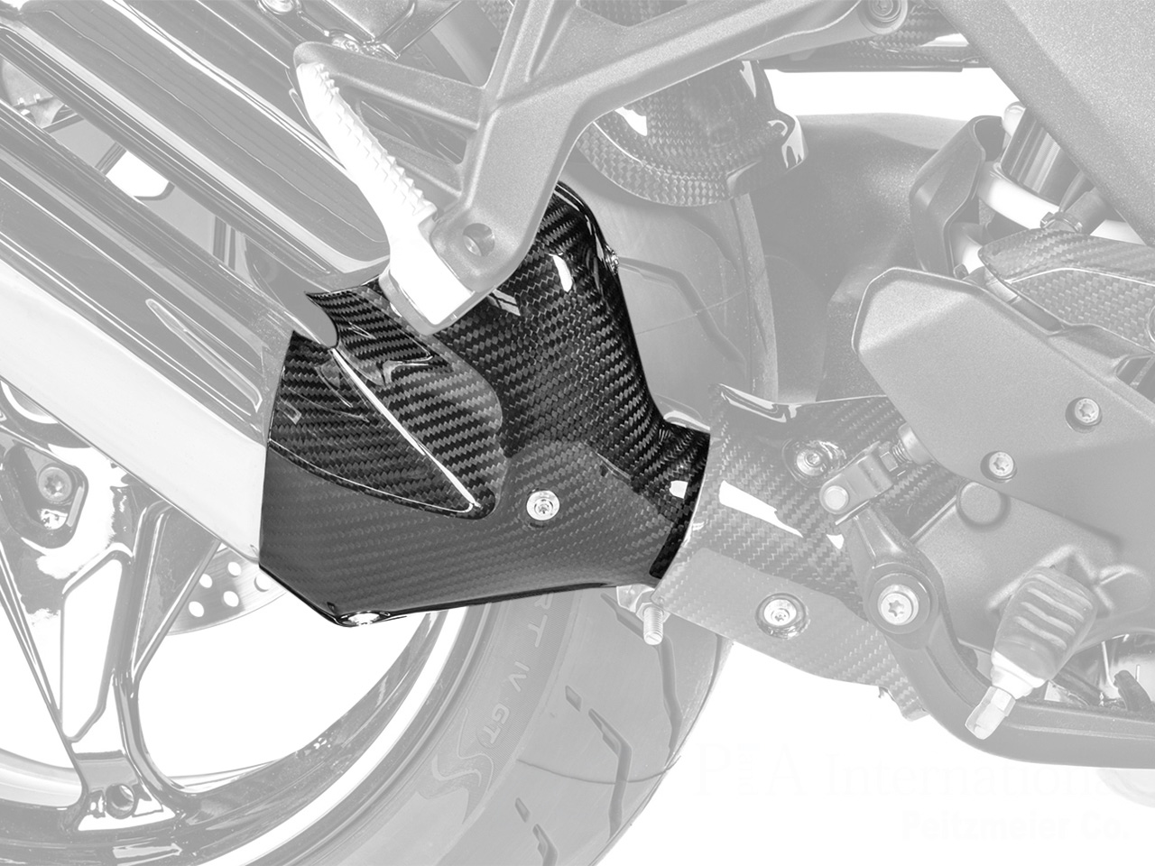 ワンダーリッヒ カーボン サイレンサー ヒートシールド BMW R1300R / R1300RS
