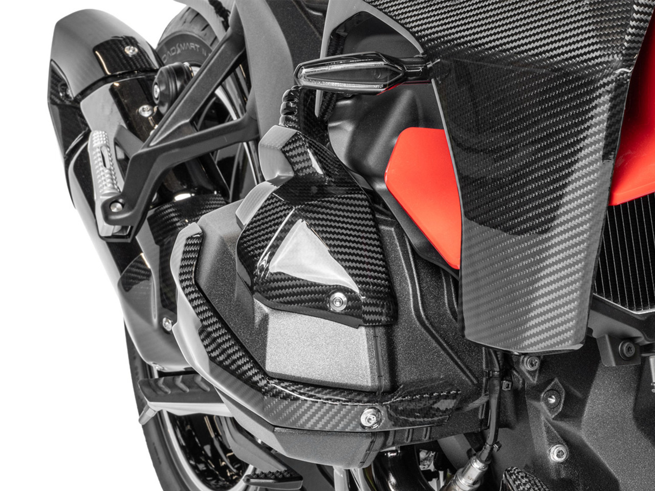 ワンダーリッヒ カーボン インジェクターノズルカバー / フューエルインジェクターカバー BMW R1300R