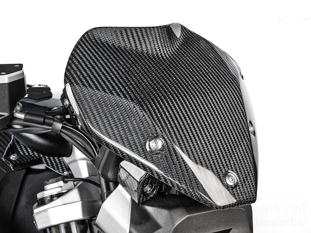 ワンダーリッヒ カーボンウインドシールド & カーボンブラケット BMW R1300R