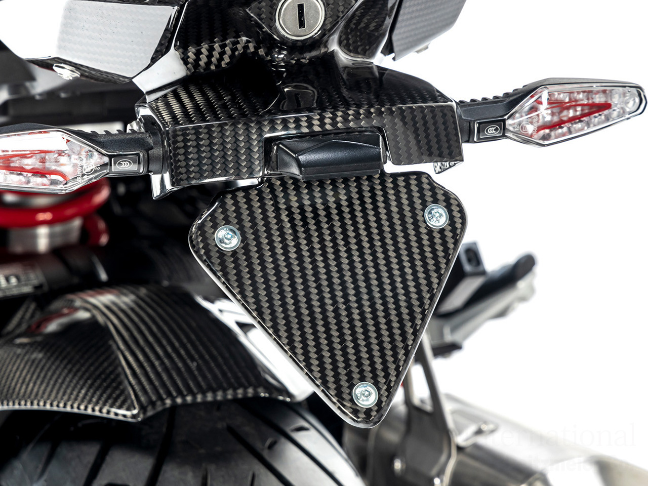 Wunderlich カーボンナンバープレートホルダー ショート BMW S1000XR