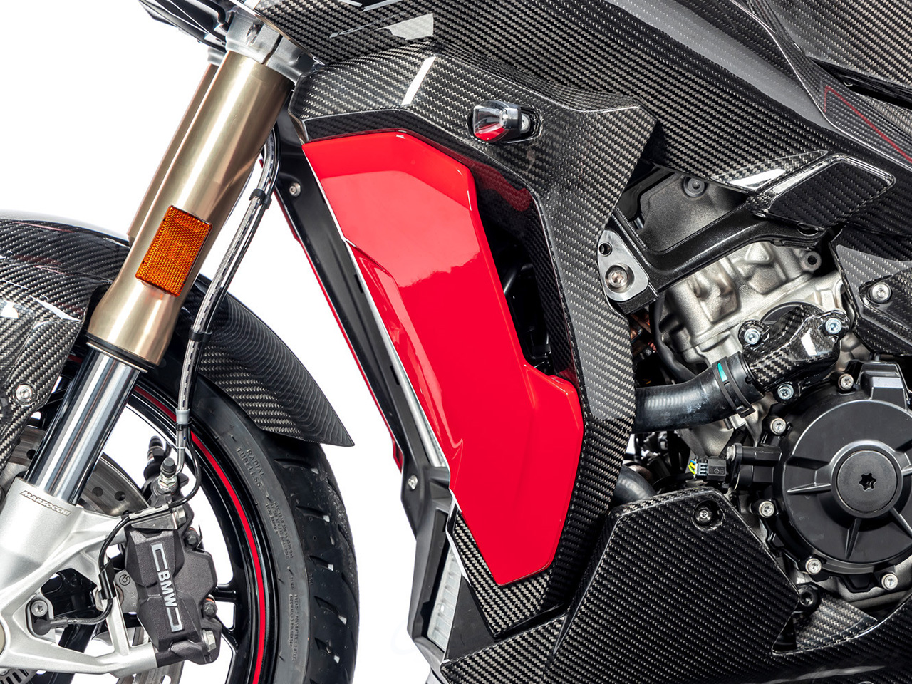 Wunderlich カーボンラジエターカバー 純正カラーパネル用 BMW S1000XR