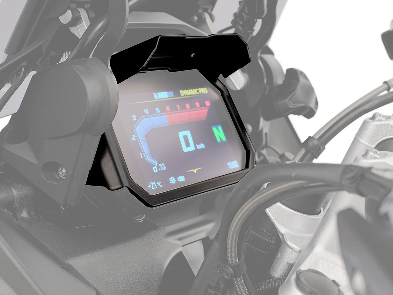 ワンダーリッヒ メーター盗難防止フレーム with メーターバイザー R1250GS/Adventure / R1200GS/Adventure