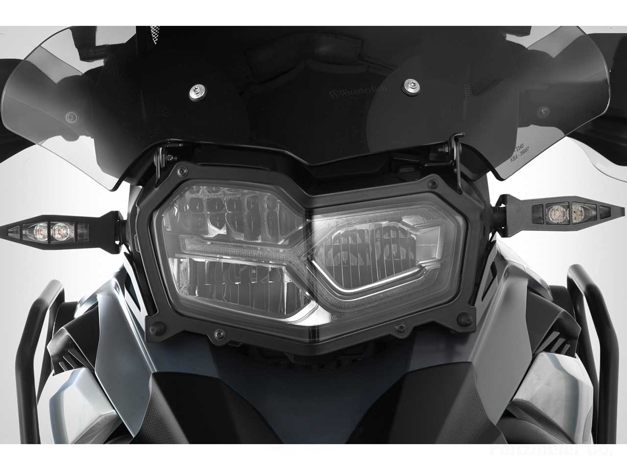 ワンダーリッヒ　可倒式ヘッドライトプロテクター クリア F850GS / F750GS