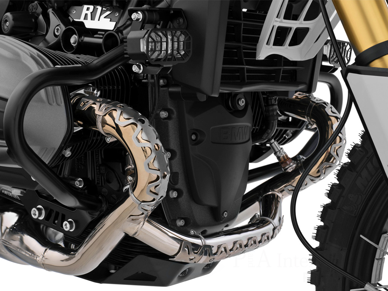 ワンダーリッヒ フロントエグゾーストパイプ プロテクター BMW R12 G/S / R12 nineT / R12 / R12S
