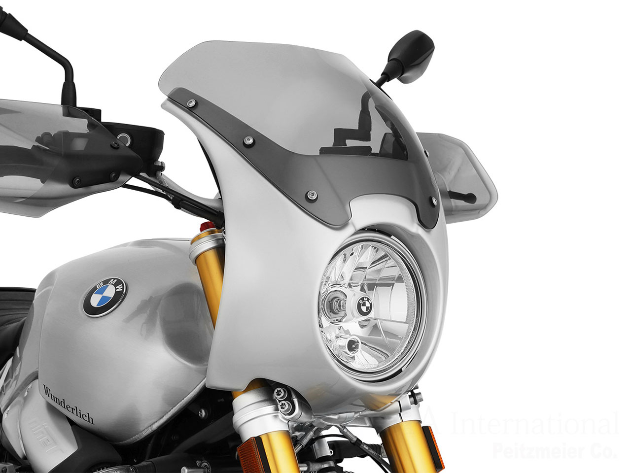 ワンダーリッヒ RnineT フロントカウル「Daytona」 アルミニウム色
