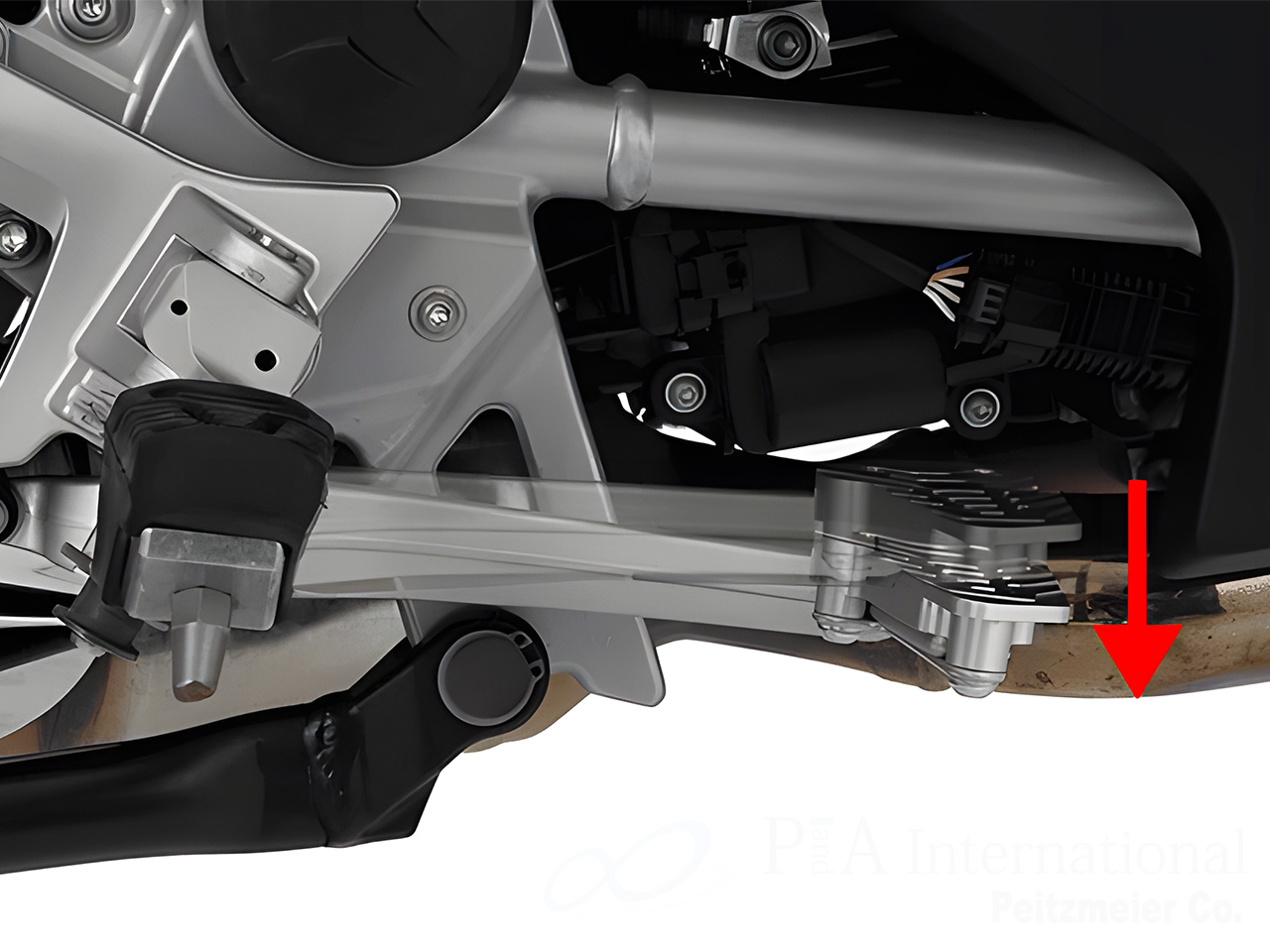 ワンダーリッヒ ブレーキペダルロワーニング BMW R1250RT /  K1600 B/GT/GTL/Grand America