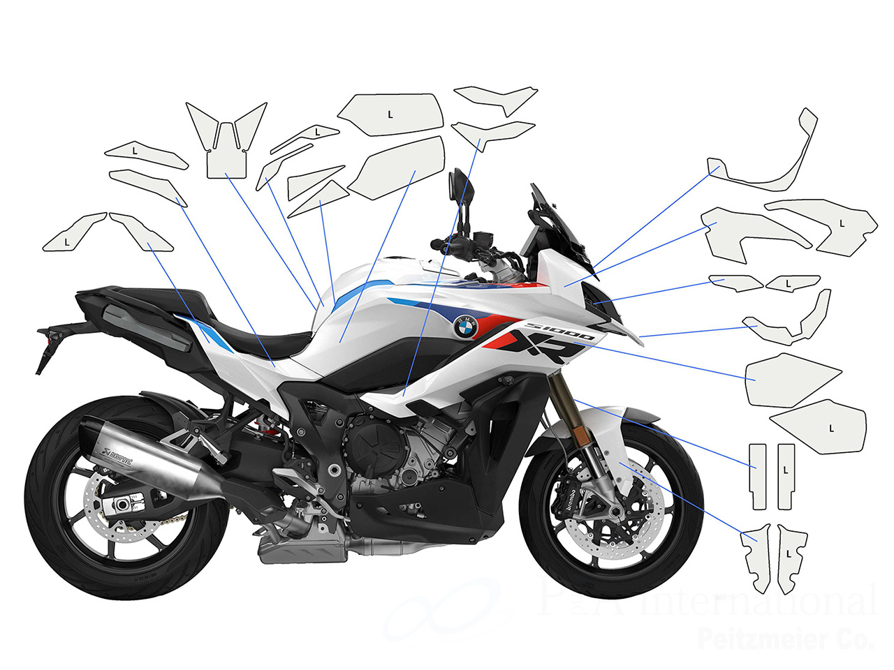 ワンダーリッヒ コンプリートプロテクション「PremiumShield」 BMW S1000XR ('24-)