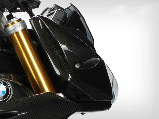 ワンダーリッヒ カーボンフロントサイドカウル BMW S1000R