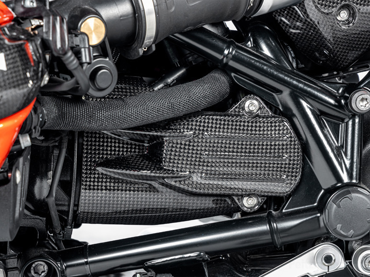 ワンダーリッヒ カーボン セルモーターカバー BMW R12 nineT