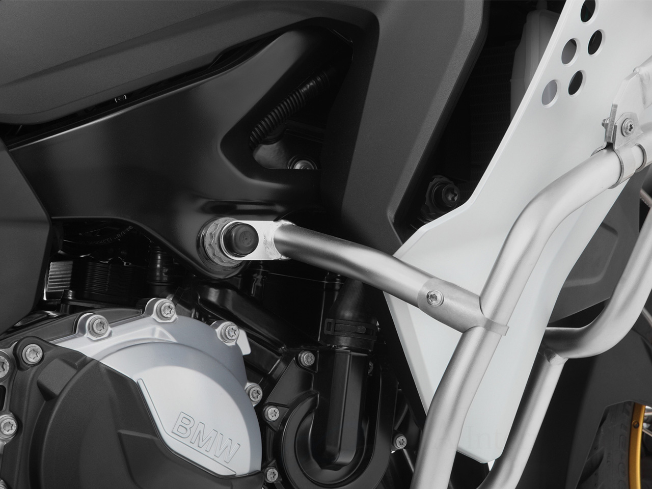 ワンダーリッヒ 純正エンジンガード用 追加強化バー BMW F850GS Adventure