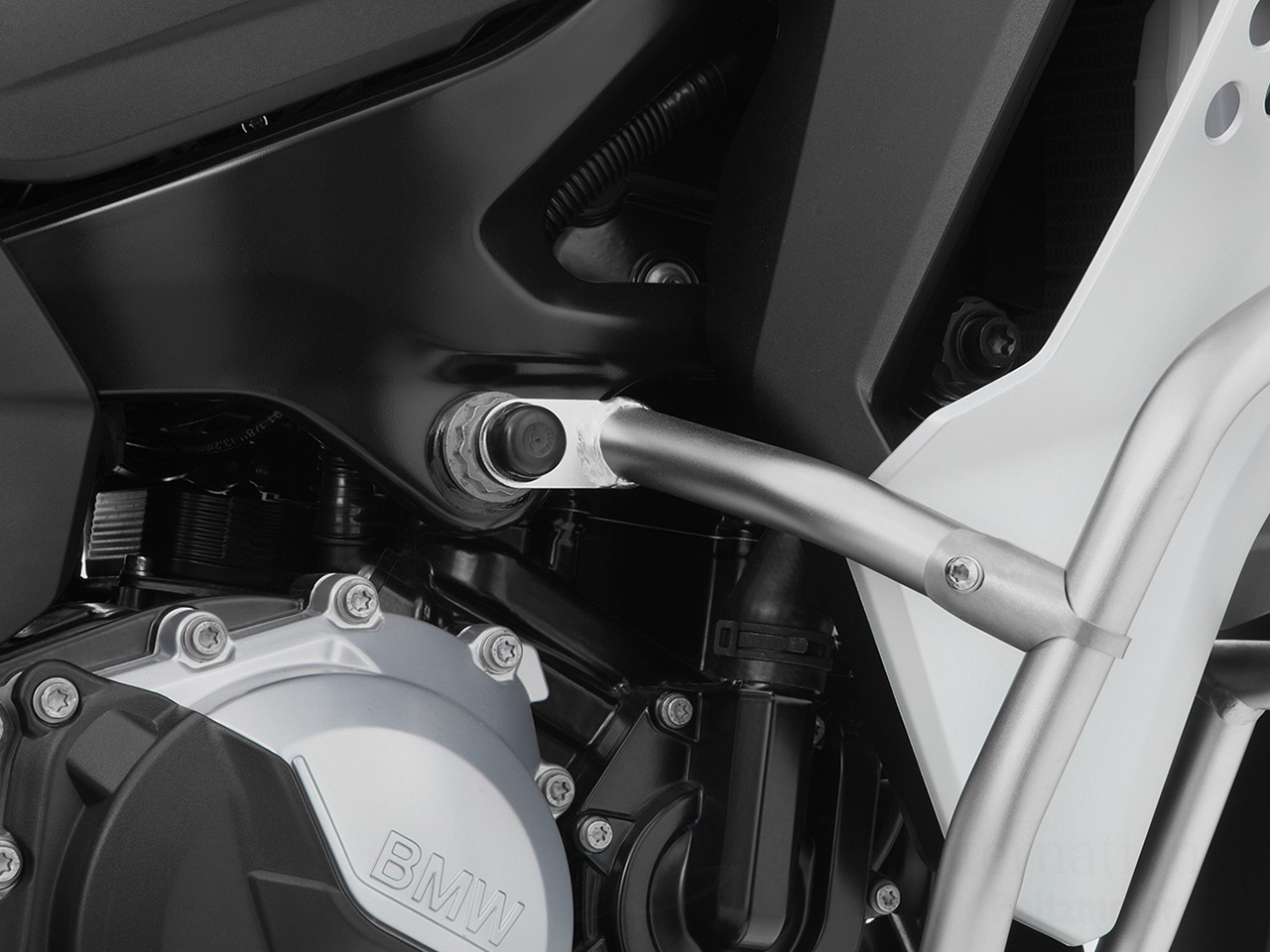 ワンダーリッヒ 純正エンジンガード用 追加強化バー BMW F900GS Adventure
