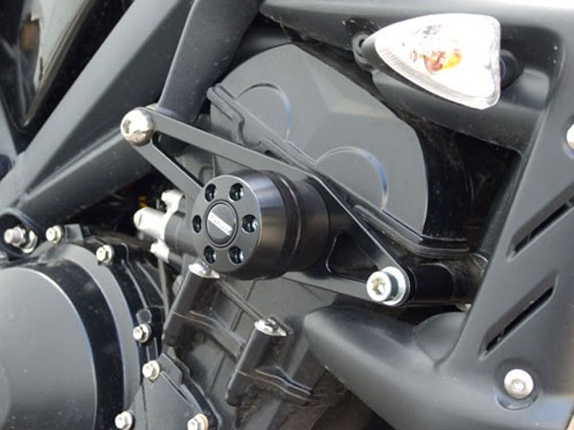 metisse ダンパー内蔵クラッシュパッド　X-Pad Triumph StreetTriple