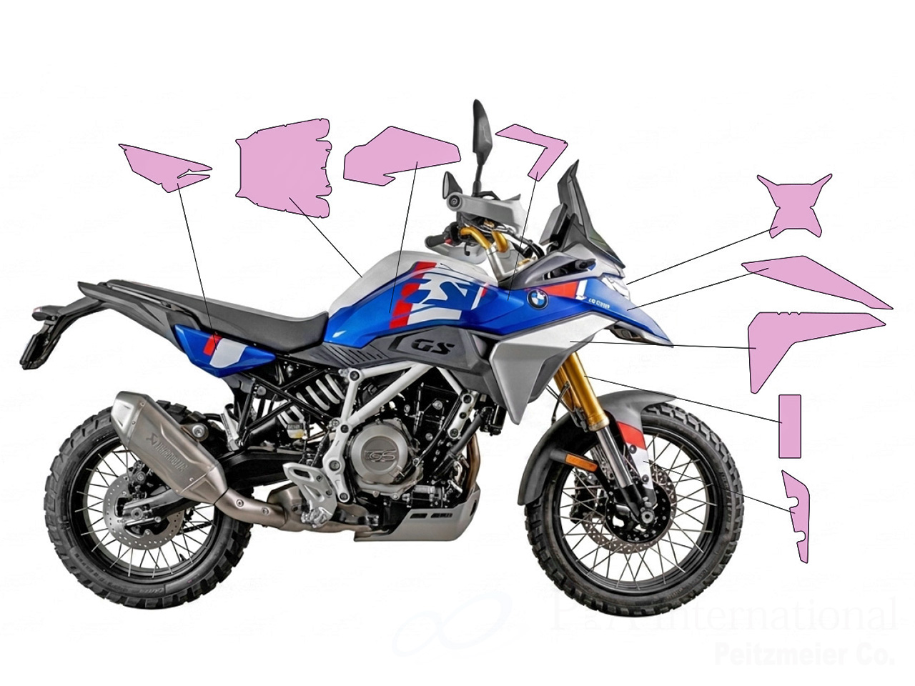 ワンダーリッヒ コンプリートプロテクション「PremiumShield」BMW F450GS