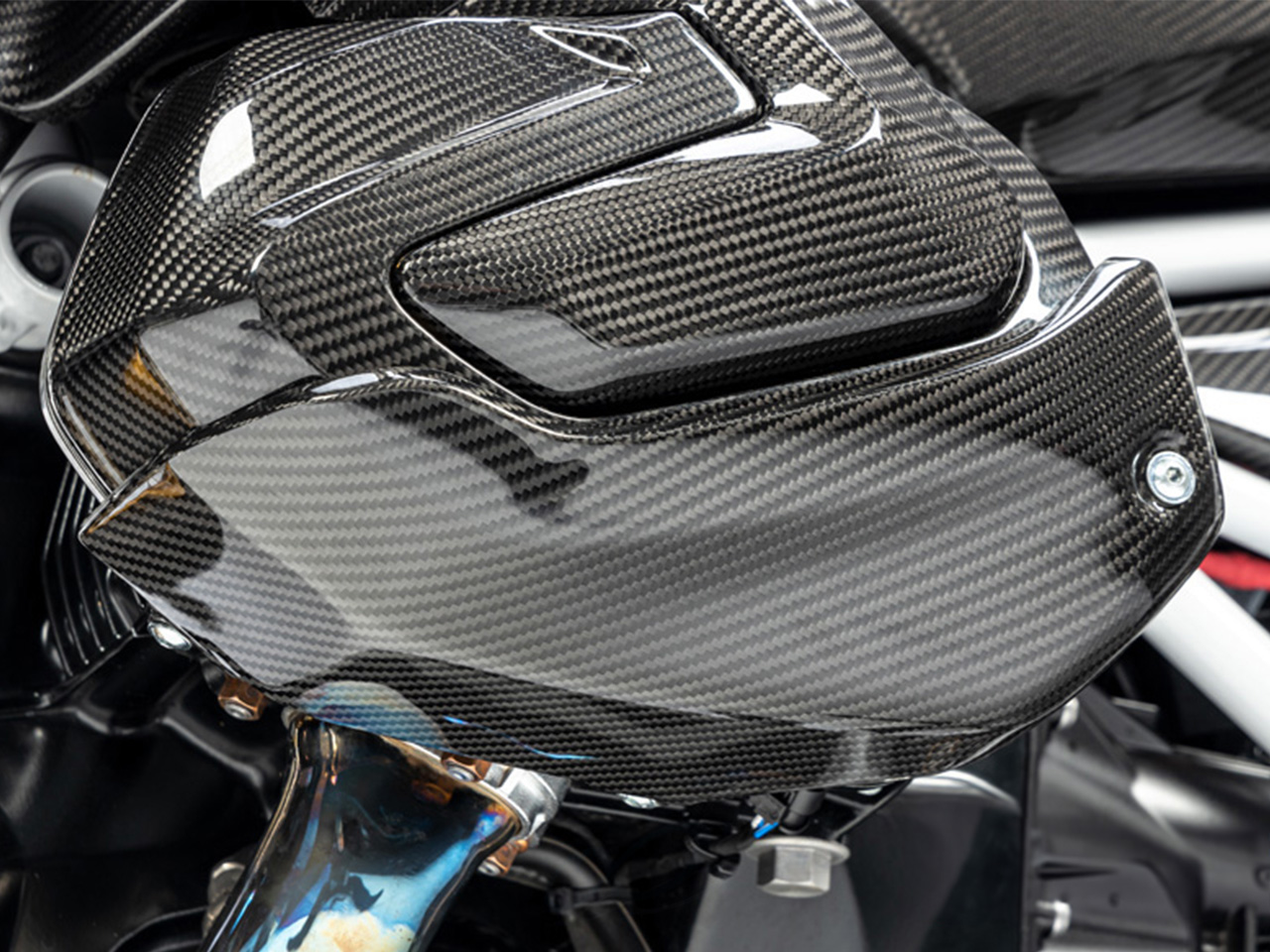 Wunderlich カーボンバルブカバープロテクション BMW R1250GS / R1250RS / R1250R