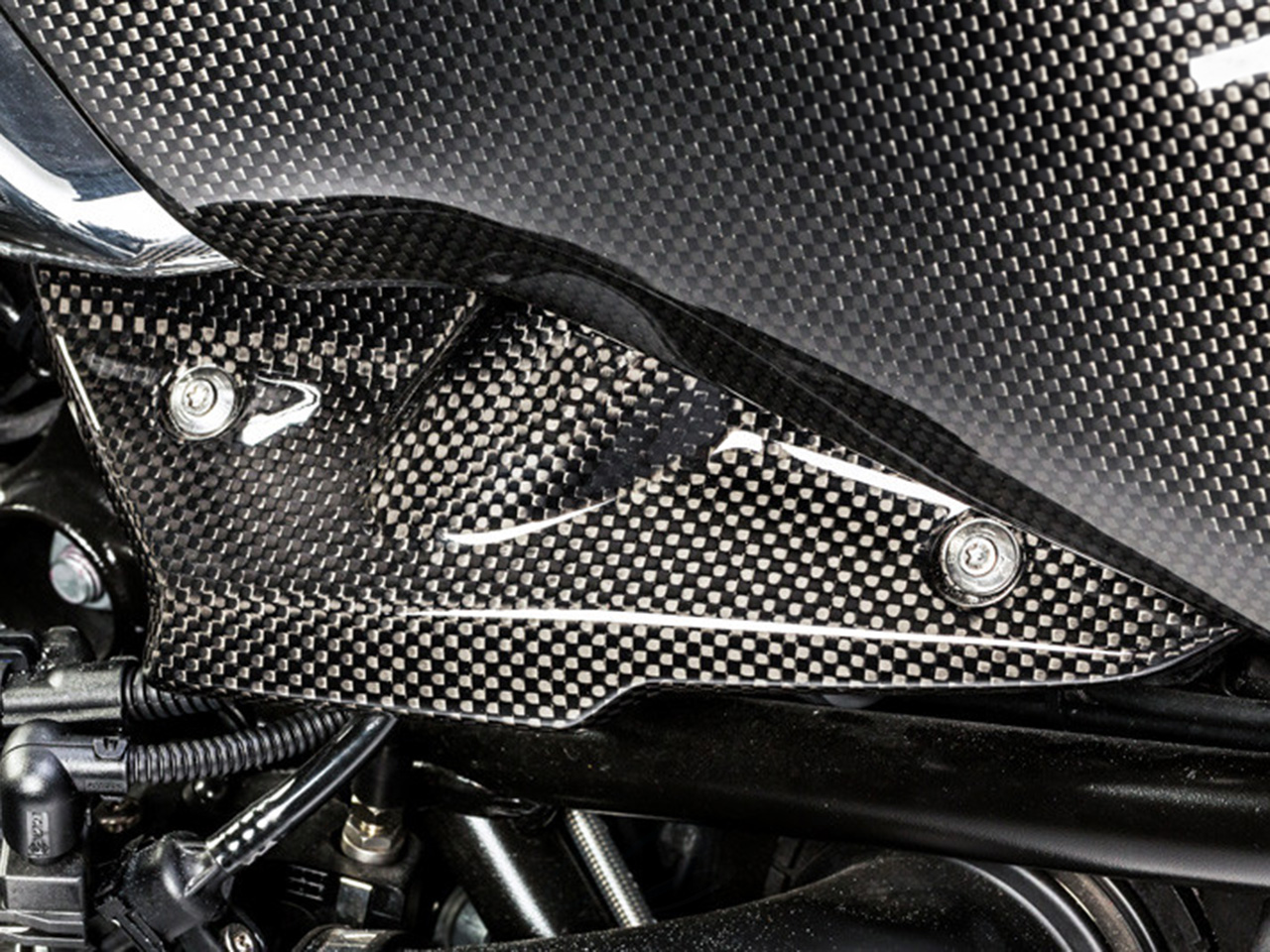 Wunderlich カーボンインダクションパイプカバー BMW RnineT