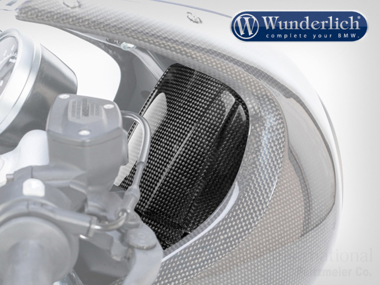 Wunderlich カーボン ヘッドライト クラッディング BMW RnineT Racer